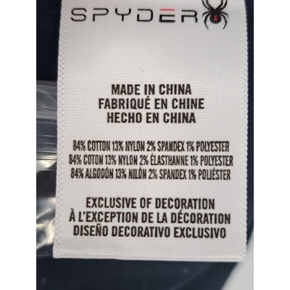 Spyder Men's Short-Sleeve Button Up Blue Space Dye Shirt Size S - Picture 7 of 7